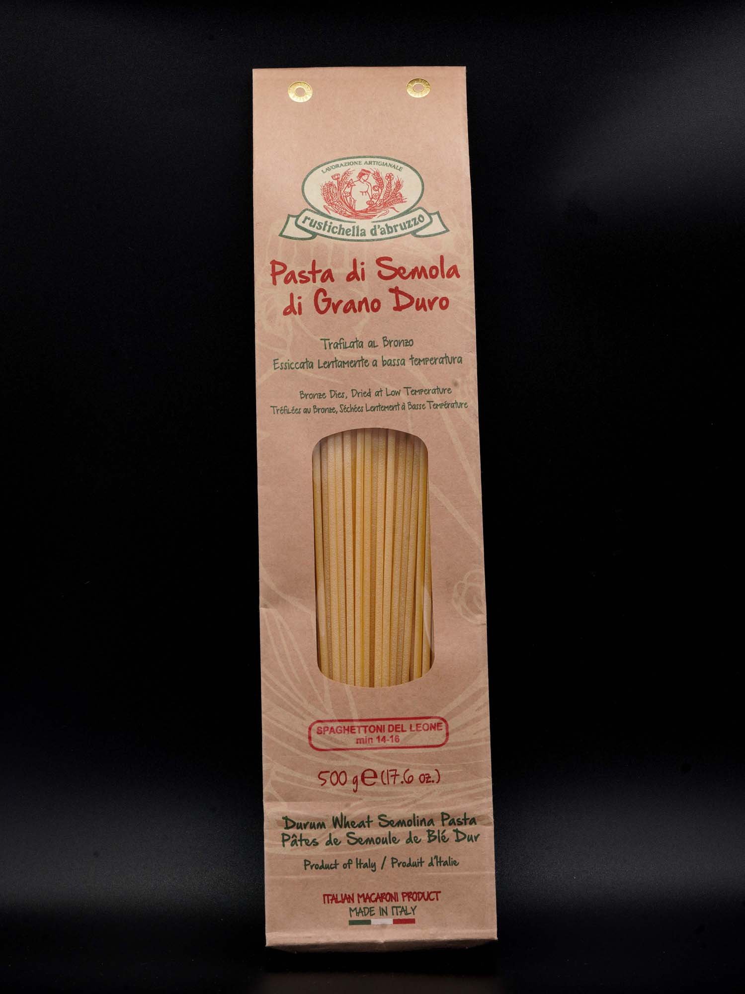 Spaghettoni del Leone semola di grano duro Rustichella d'Abruzzo