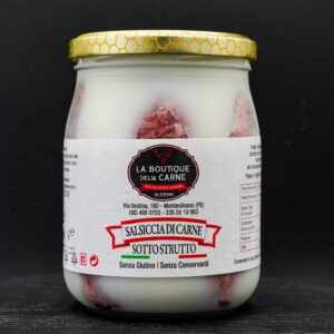 Salsiccia di carne sotto strutto La Boutique della Carne