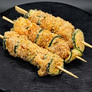 Spiedoni filetto di pollo e zucchine